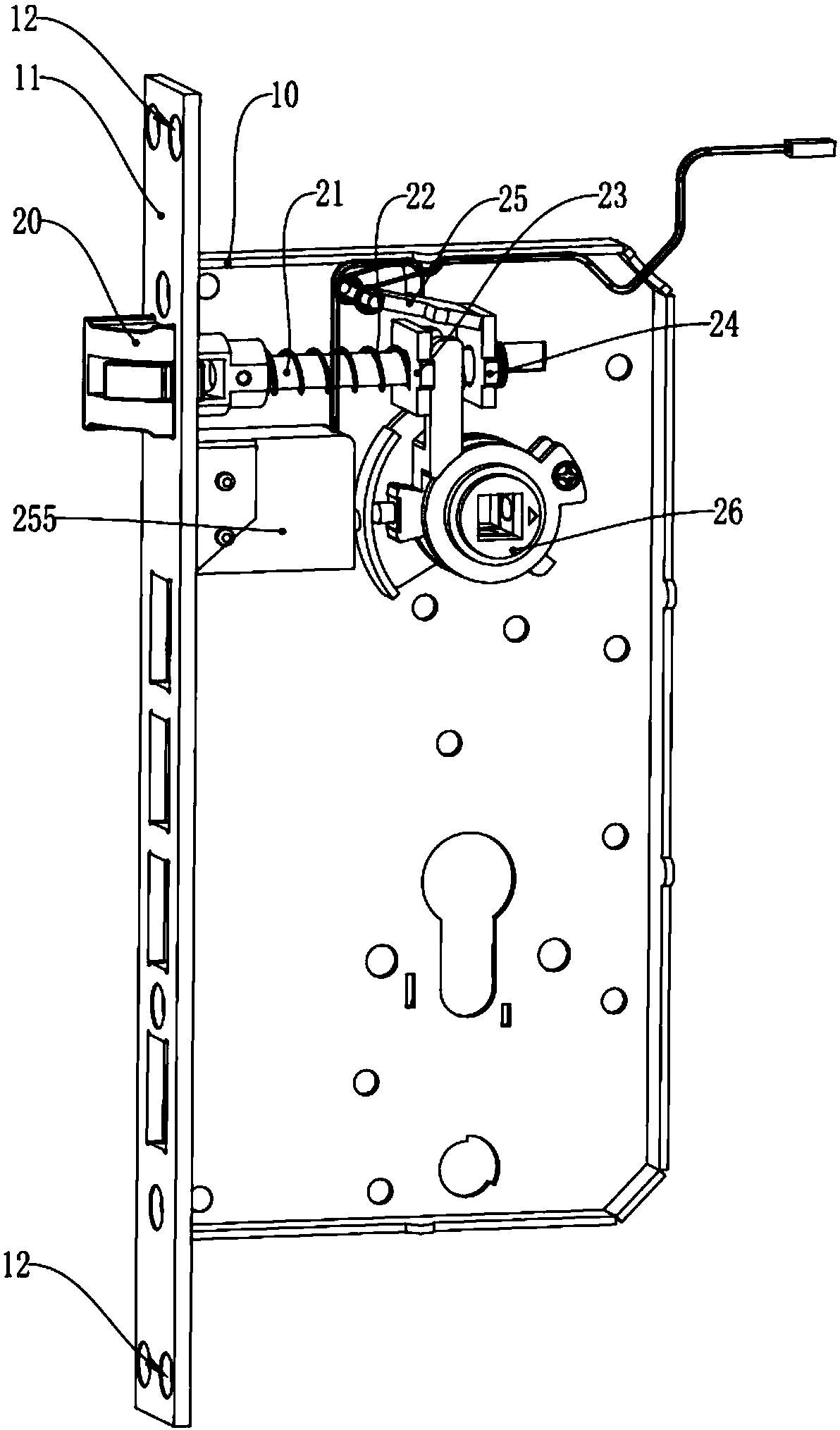 Intelligent lock capable of being installed in quick left-and right reversing way