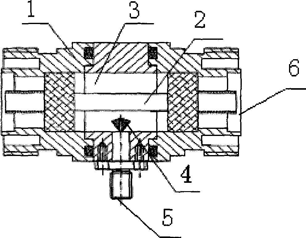 Coaxial pulse voltage test device