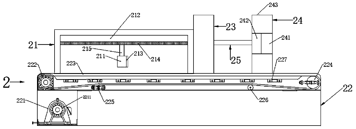 Needle punching production line equipment and production process thereof