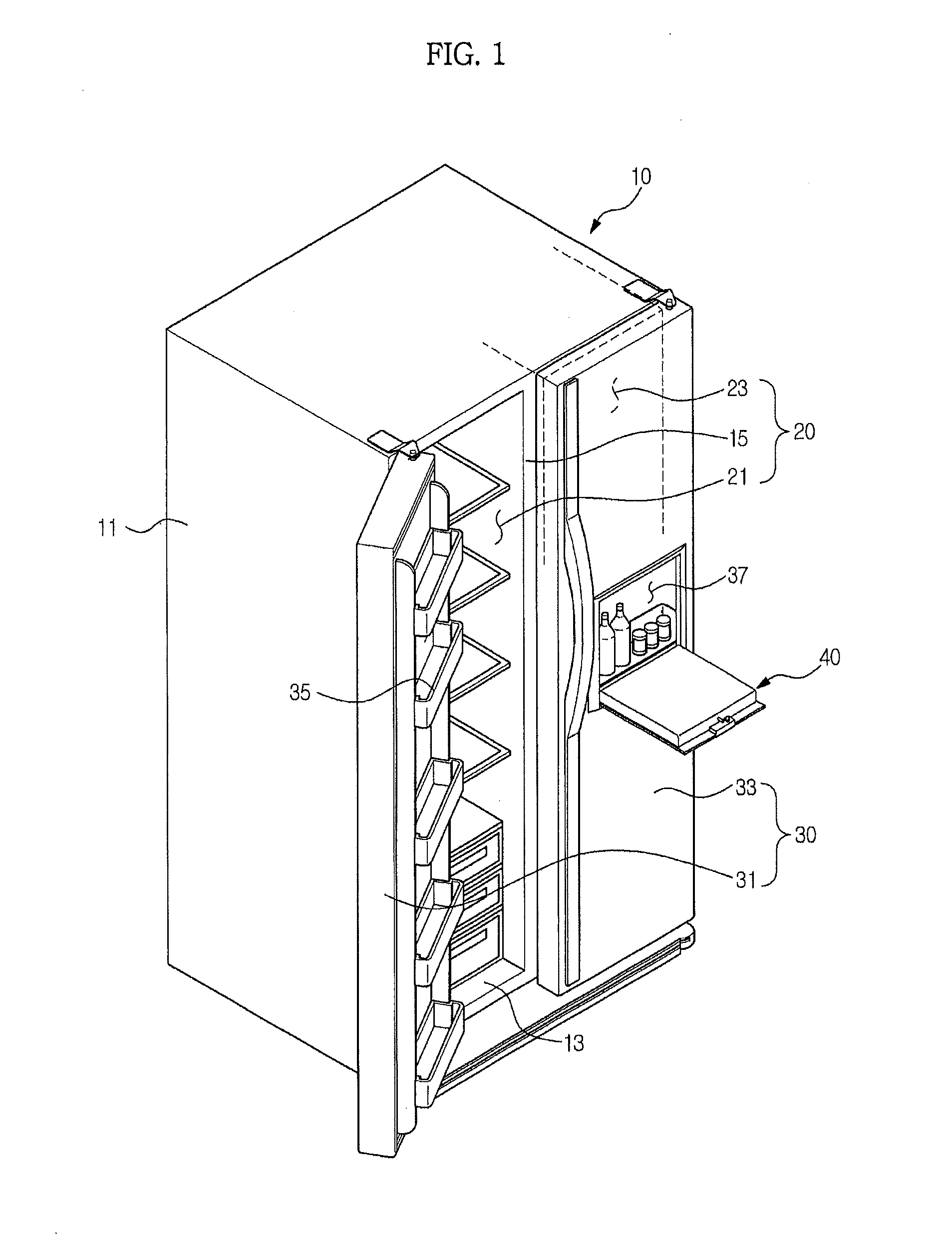 Latch apparatus and refrigerator having the same