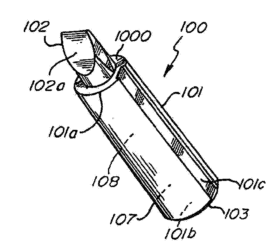 Dental light devices having an improved heat sink