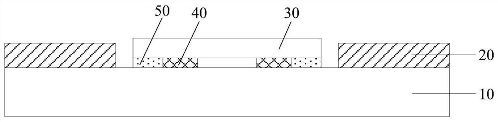 A substrate, a display panel and a display device