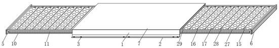 LED module based on rapid replacement of LED lamp bead module