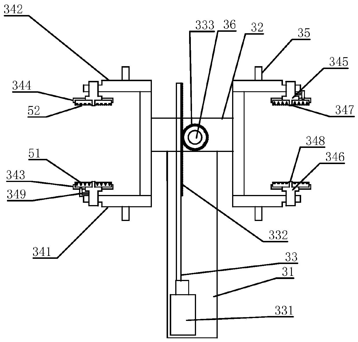 A rhinestone turning and inversion device