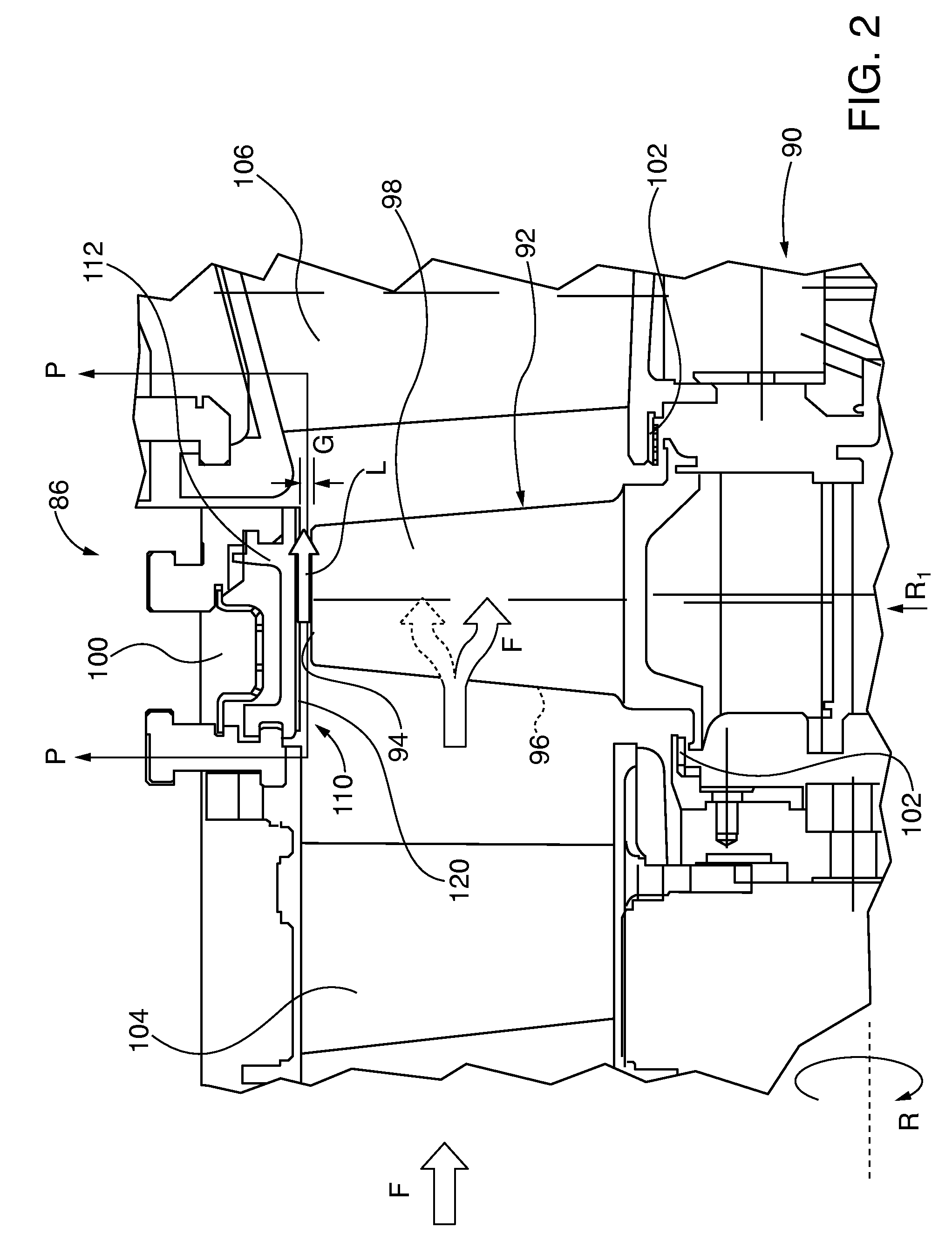 Turbine abradable layer with zig zag groove pattern