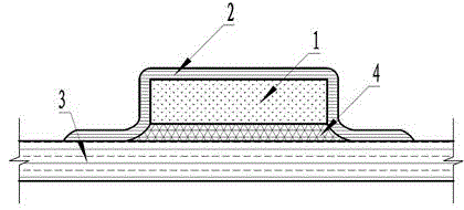 Balancing weight for wind-power blade