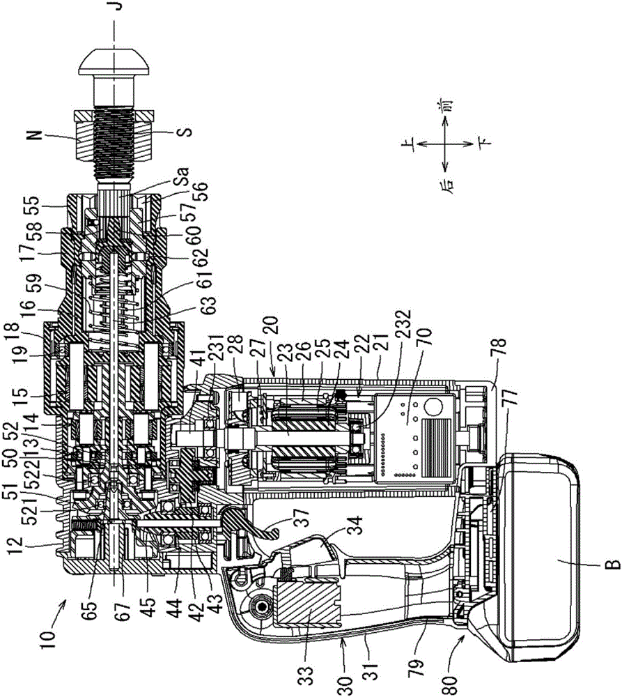 Nut tightening machine