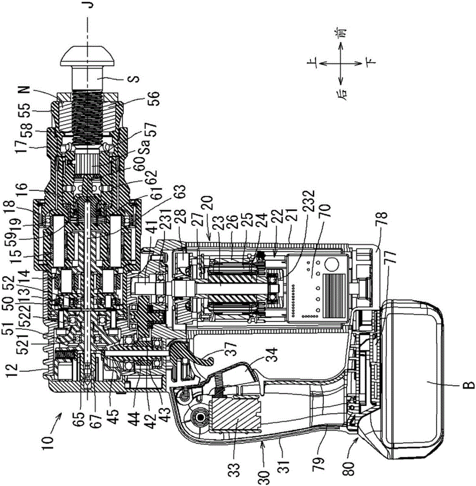 Nut tightening machine