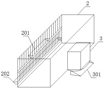 An automated broiler breeder breeding greenhouse for mixed feeding of male and female chickens