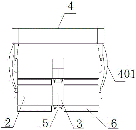 An automated broiler breeder breeding greenhouse for mixed feeding of male and female chickens