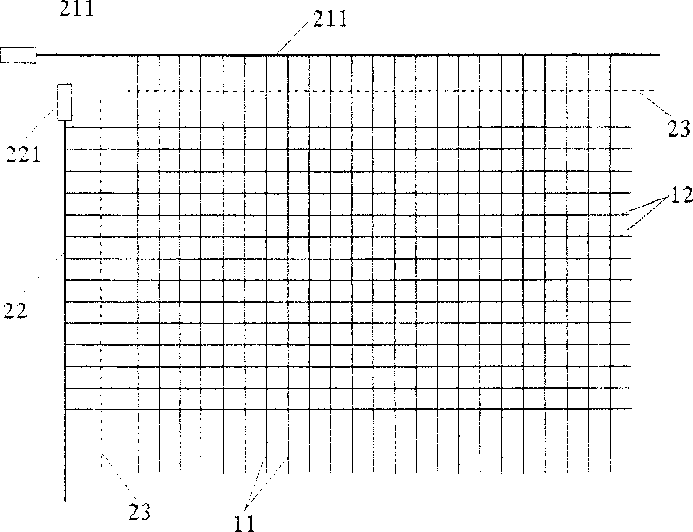 Test circuit of liquid crystal display and test method