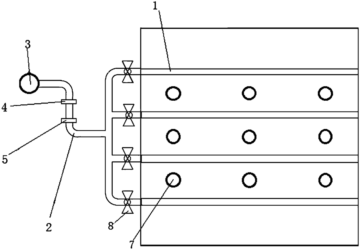 Remediation device and method for semi-in-situ treating of volatile organic compound pollution site