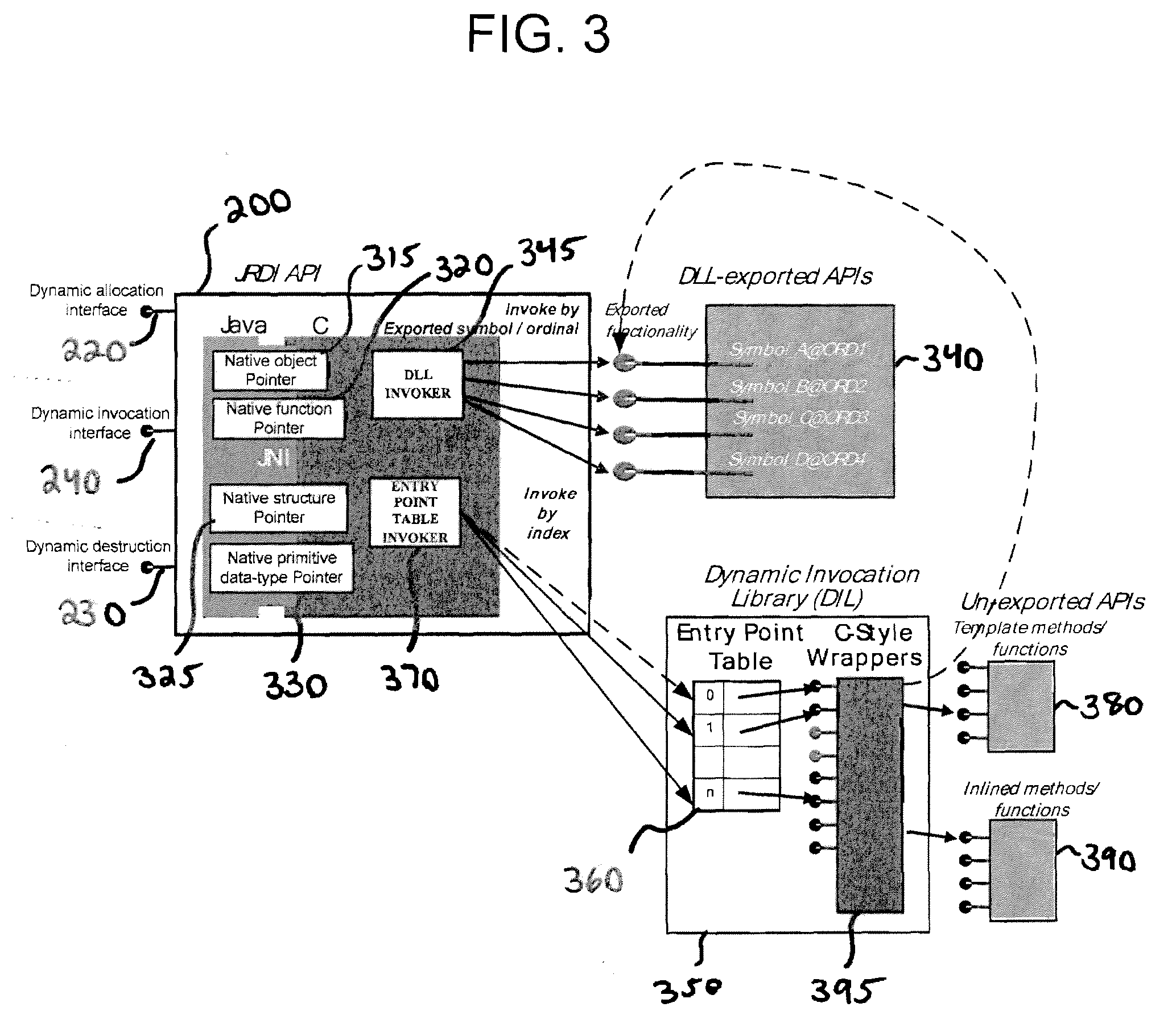 System and method for reducing the static footprint of mixed-language JAVA classes