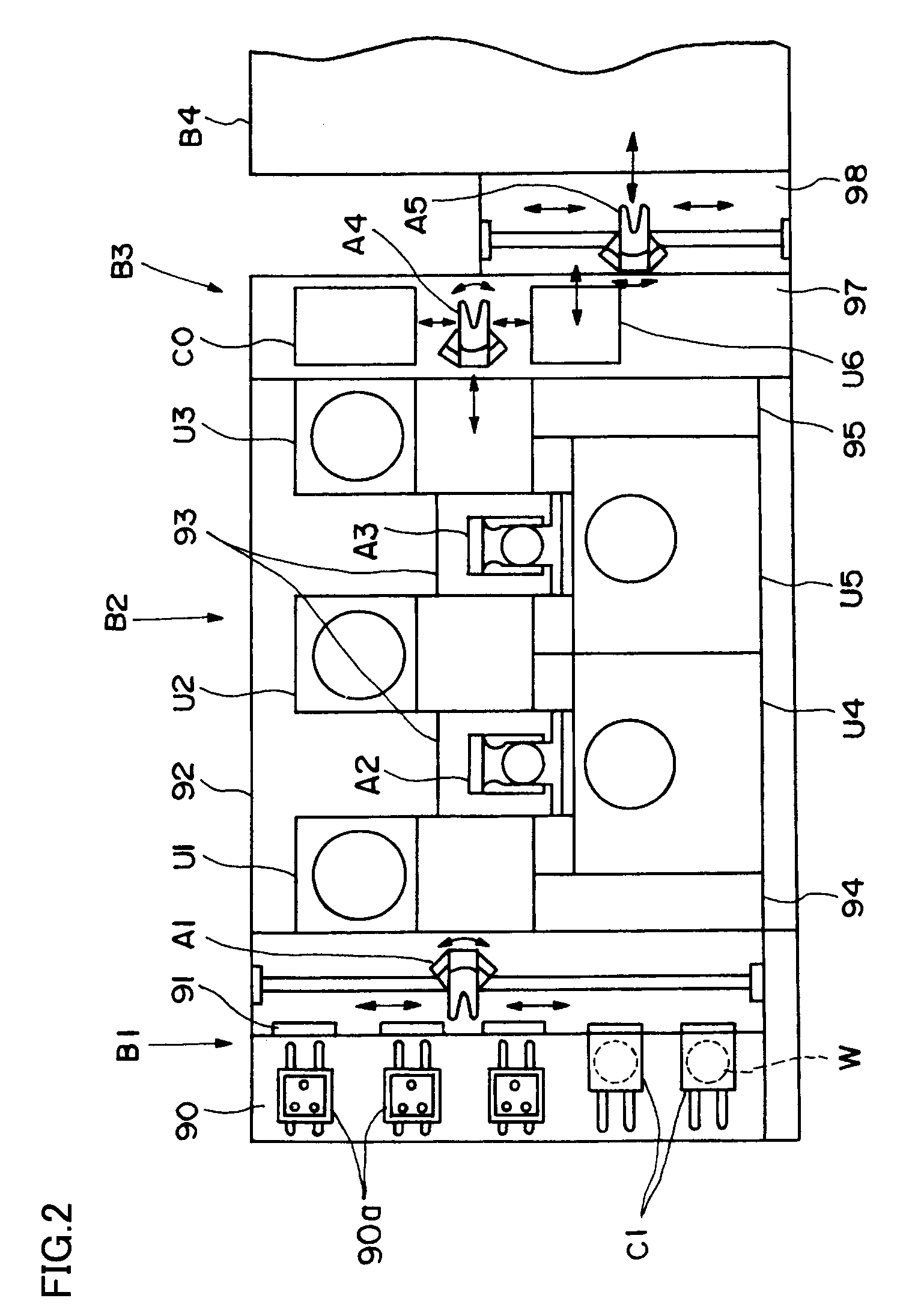 Developing apparatus, developing processing method, developing processing program, and computer readable recording medium recording the program