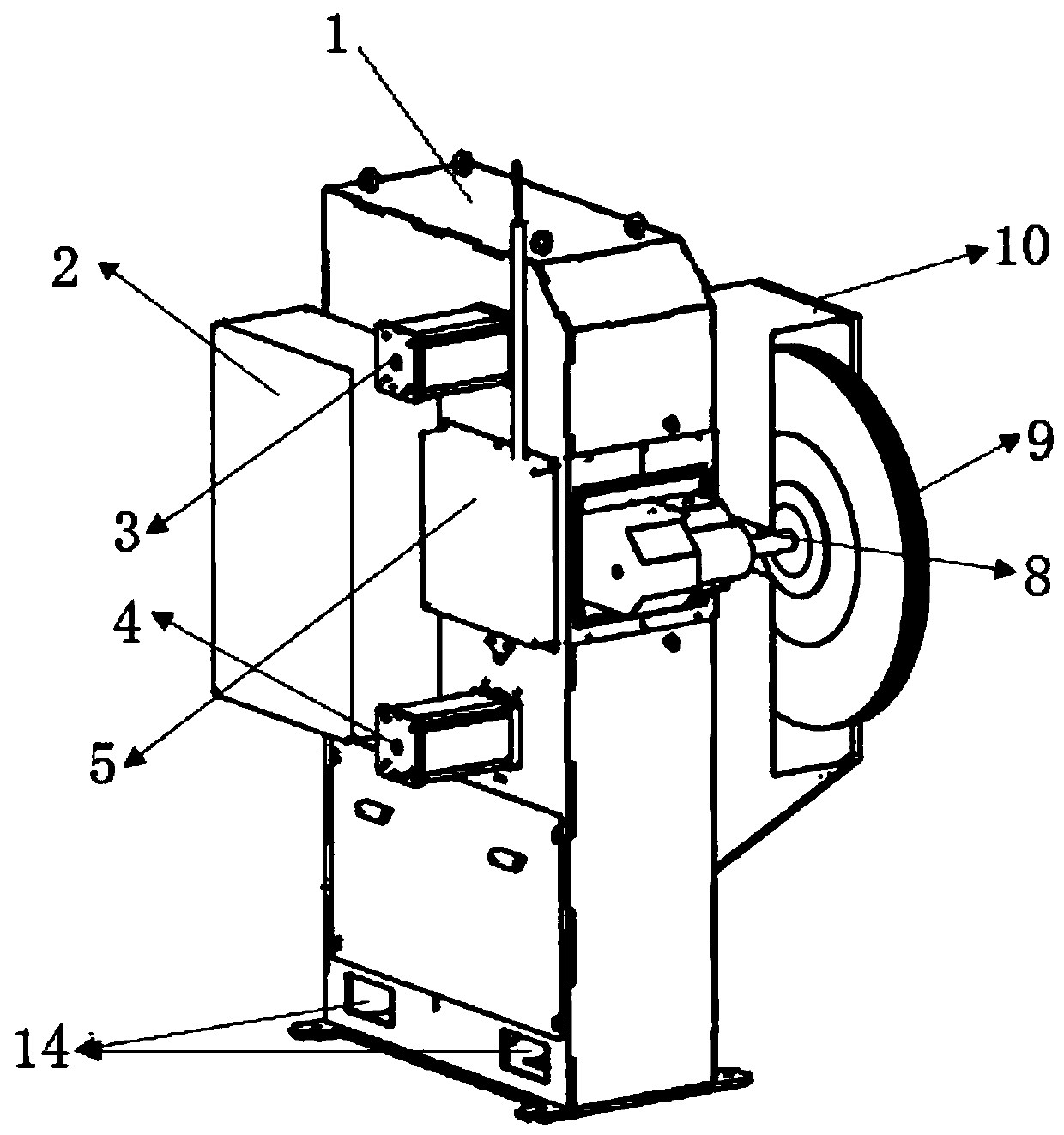 A kind of polishing method of large polishing machine