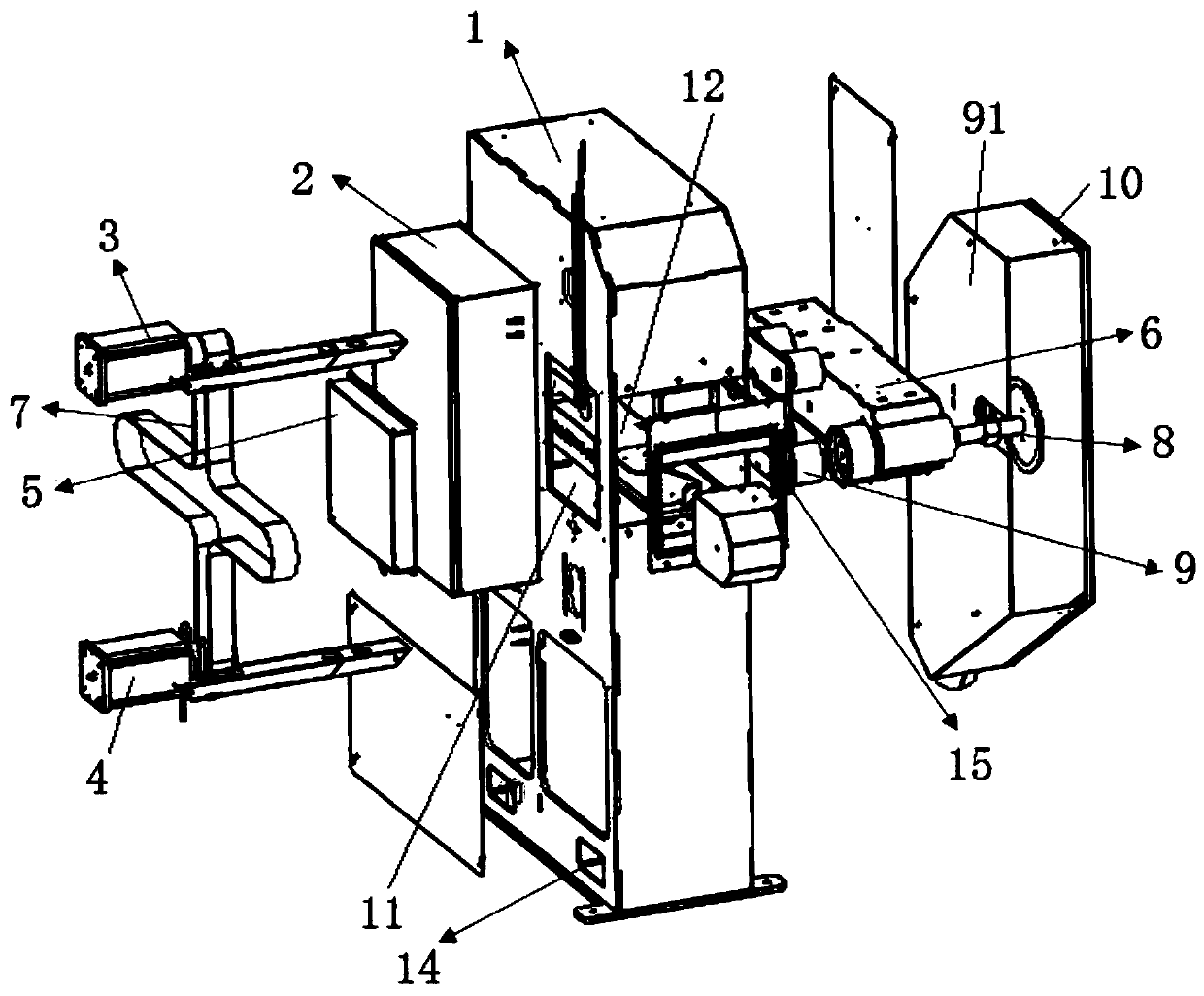 A kind of polishing method of large polishing machine