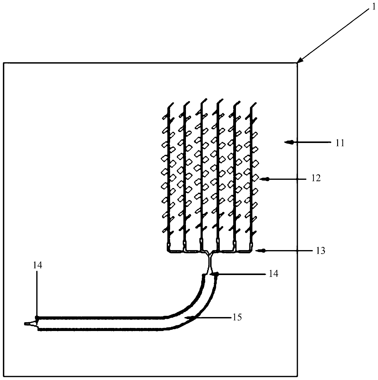 Low sidelobe radar antenna and vehicle-mounted radar antenna