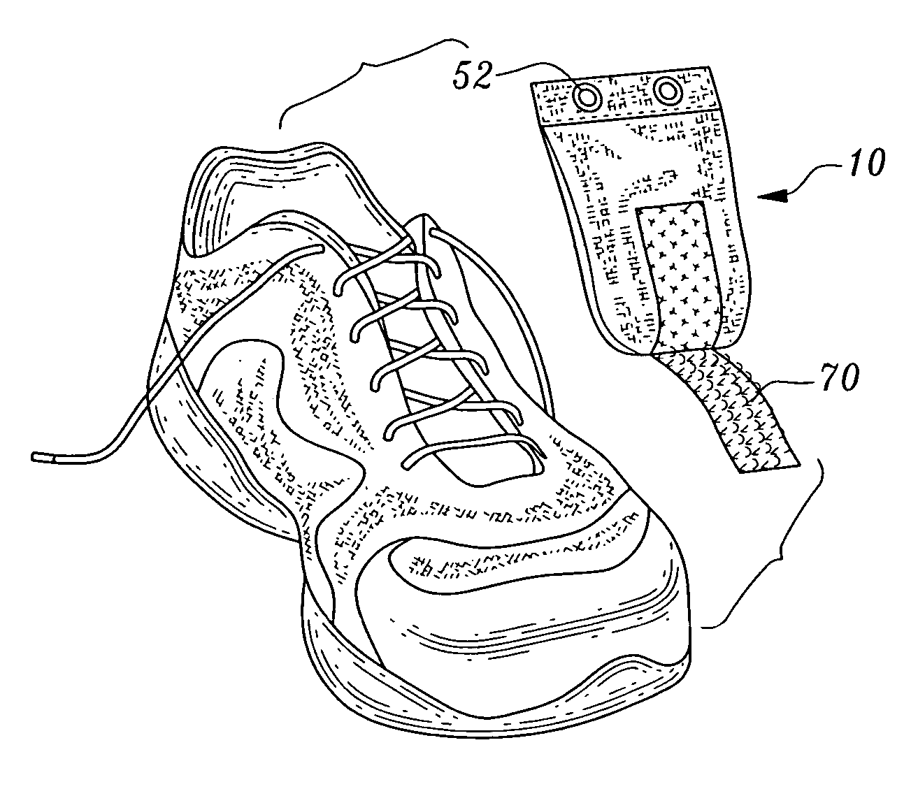 Method and apparatus for removable shoe weights