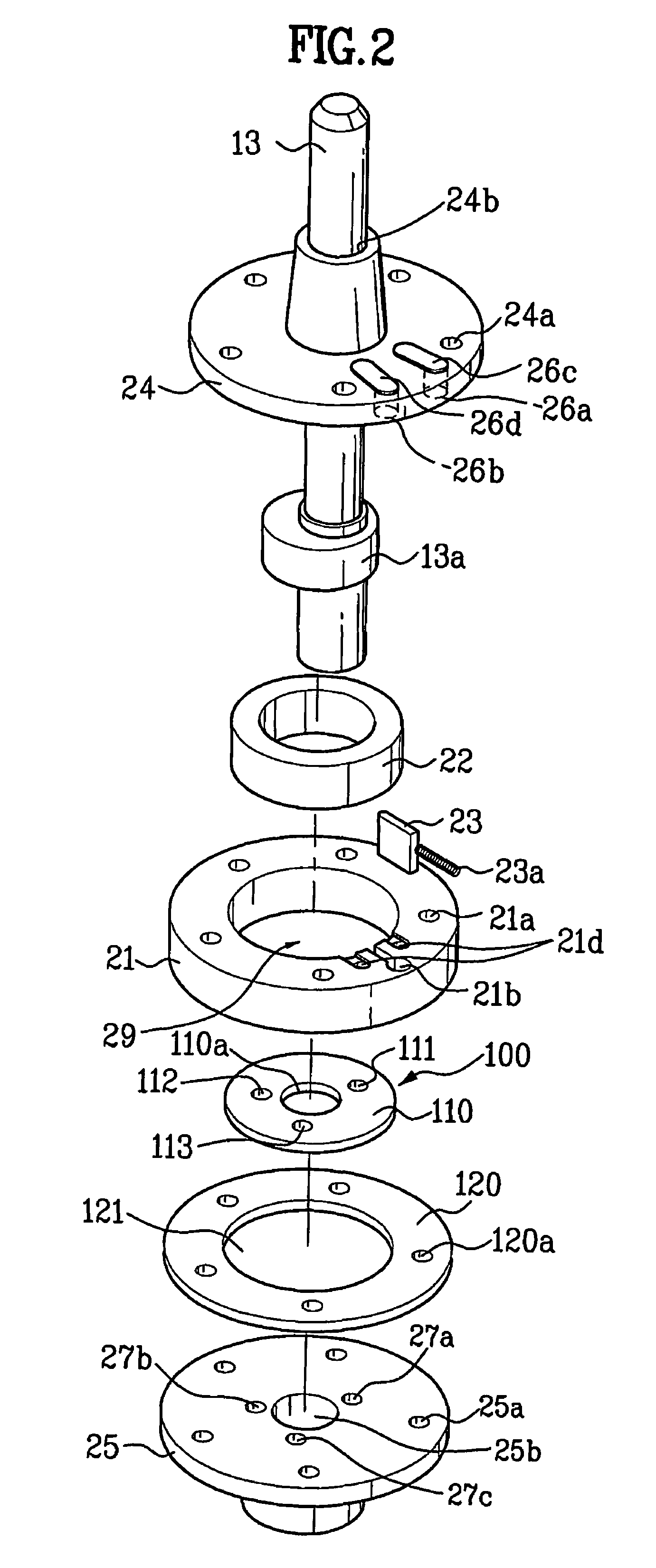 Rotary compressor for changing compression capacity