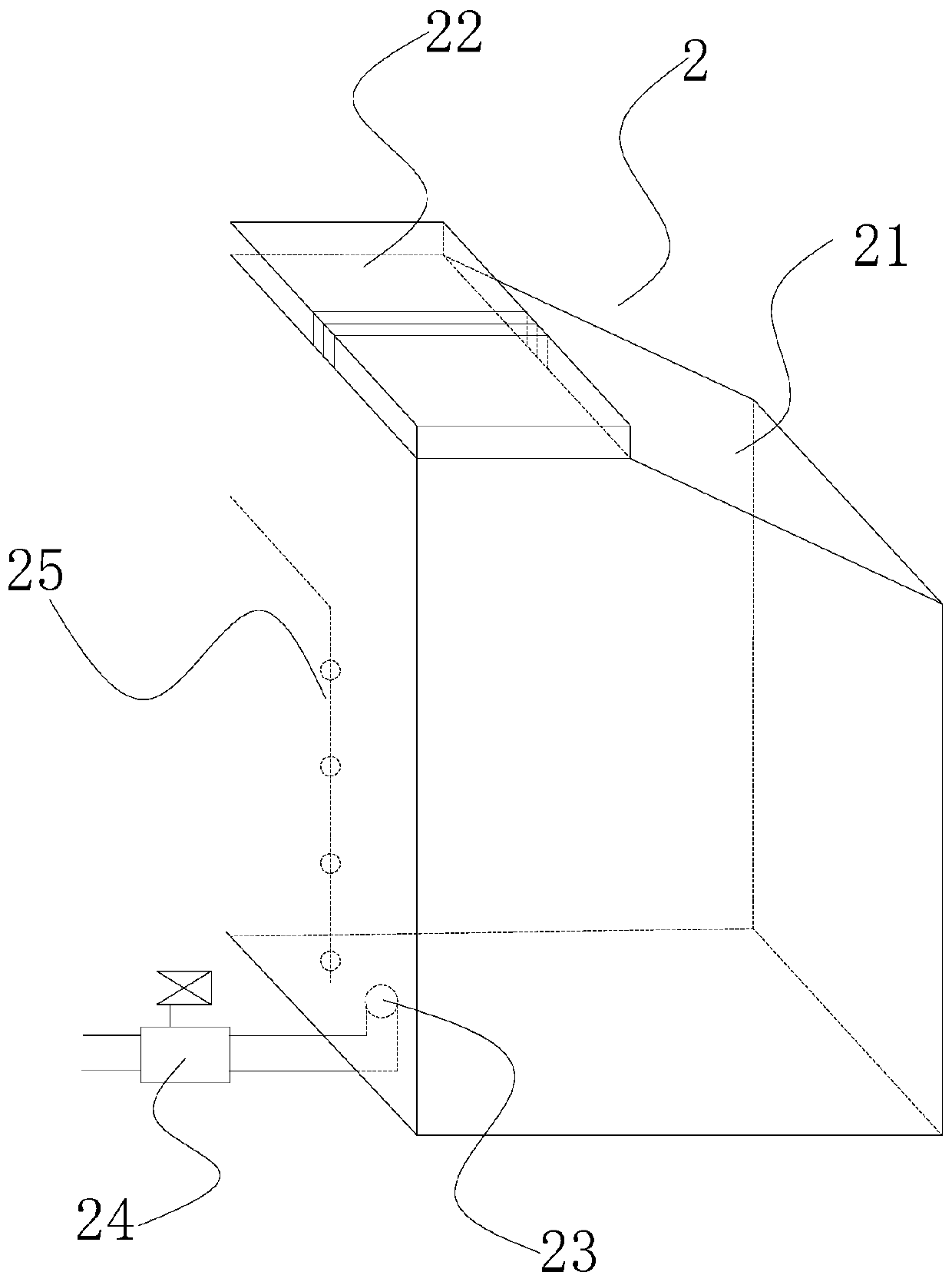 Intelligent water supply and discharging floor cleaning robot system and water supply and discharging control method thereof