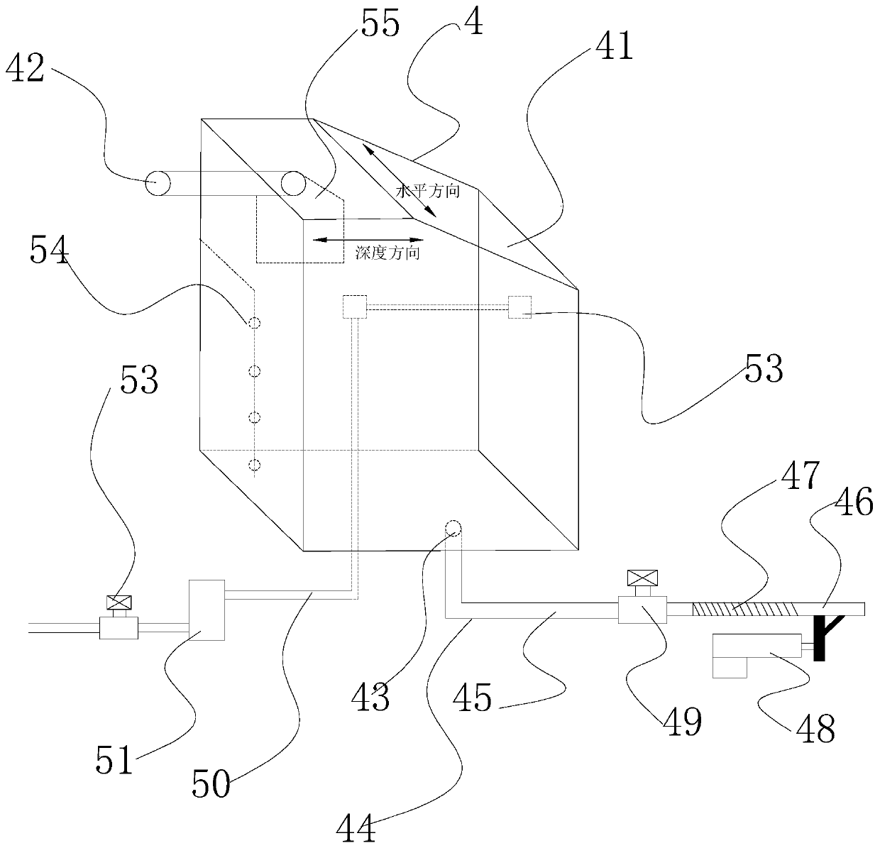 Intelligent water supply and discharging floor cleaning robot system and water supply and discharging control method thereof