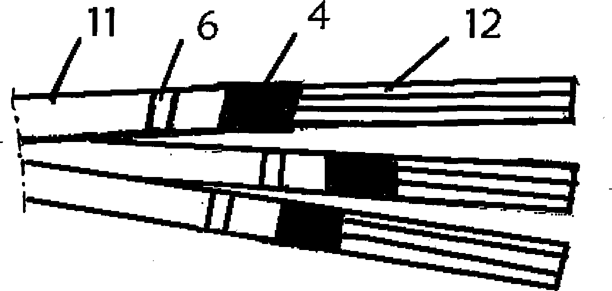 Mounting process of three-core cable shrink terminal