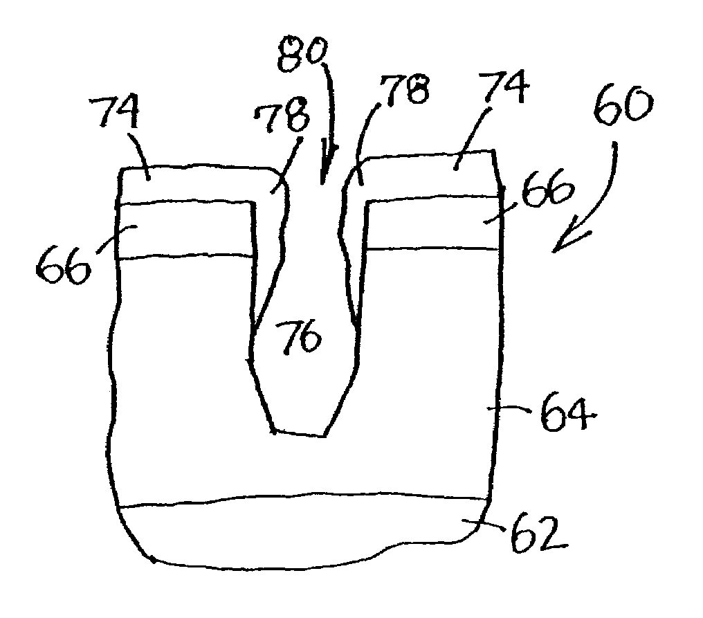 Method to eliminate striations and surface roughness caused by dry etch