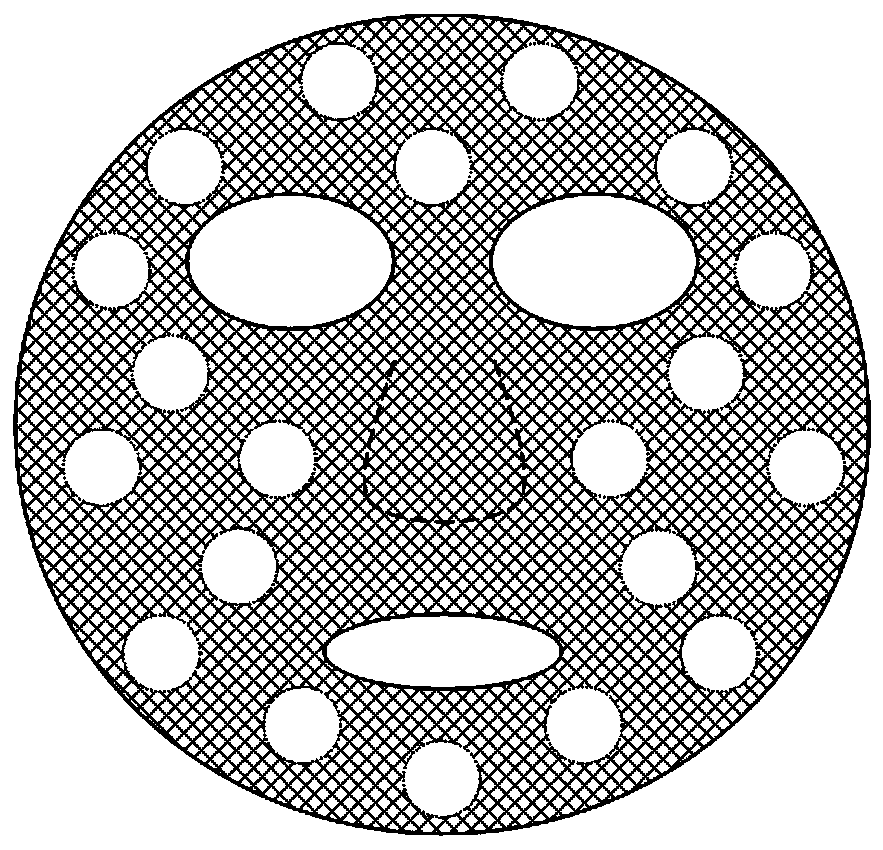 A micro-current whitening mask with acoustic wave response characteristics and preparation method thereof