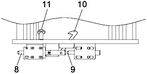 ECU brushing tooling with clamping mechanism