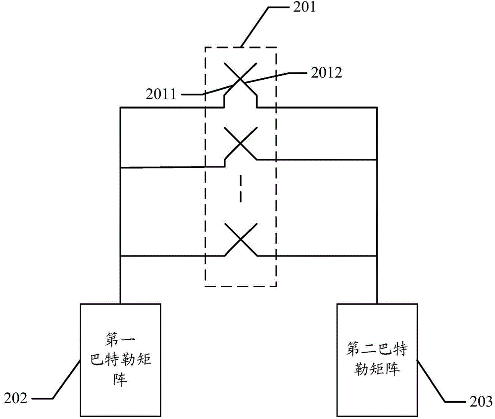 Interwoven and polarized multi-beam antenna