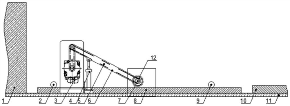 Bamboo batten flat pressing and splicing auxiliary device