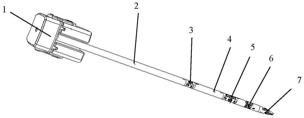 A modular flexible instrument arm for a minimally invasive surgical robot