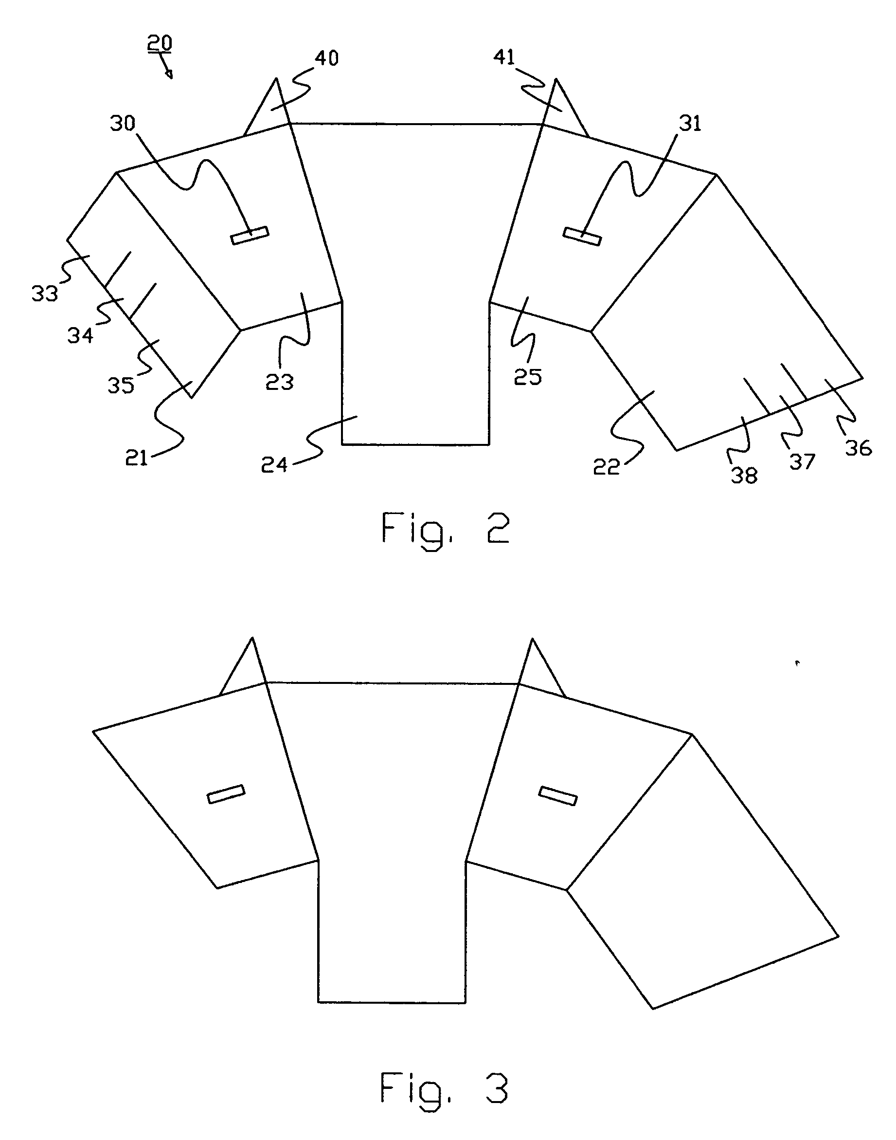 Flat-sided funnel