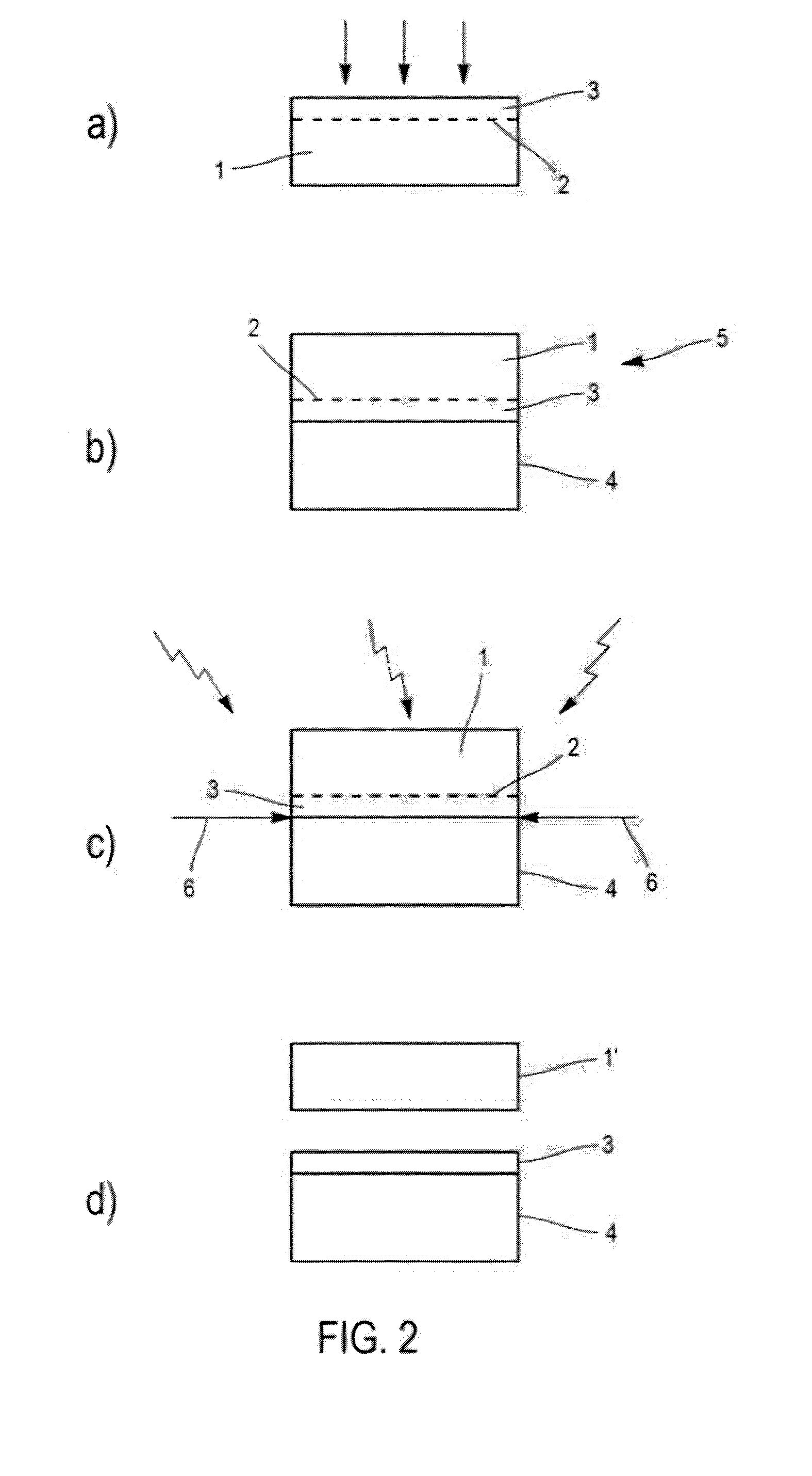 Method for transferring a useful layer