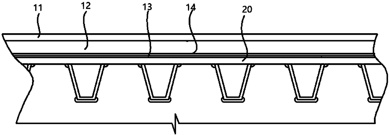 Steel bridge deck pavement structure