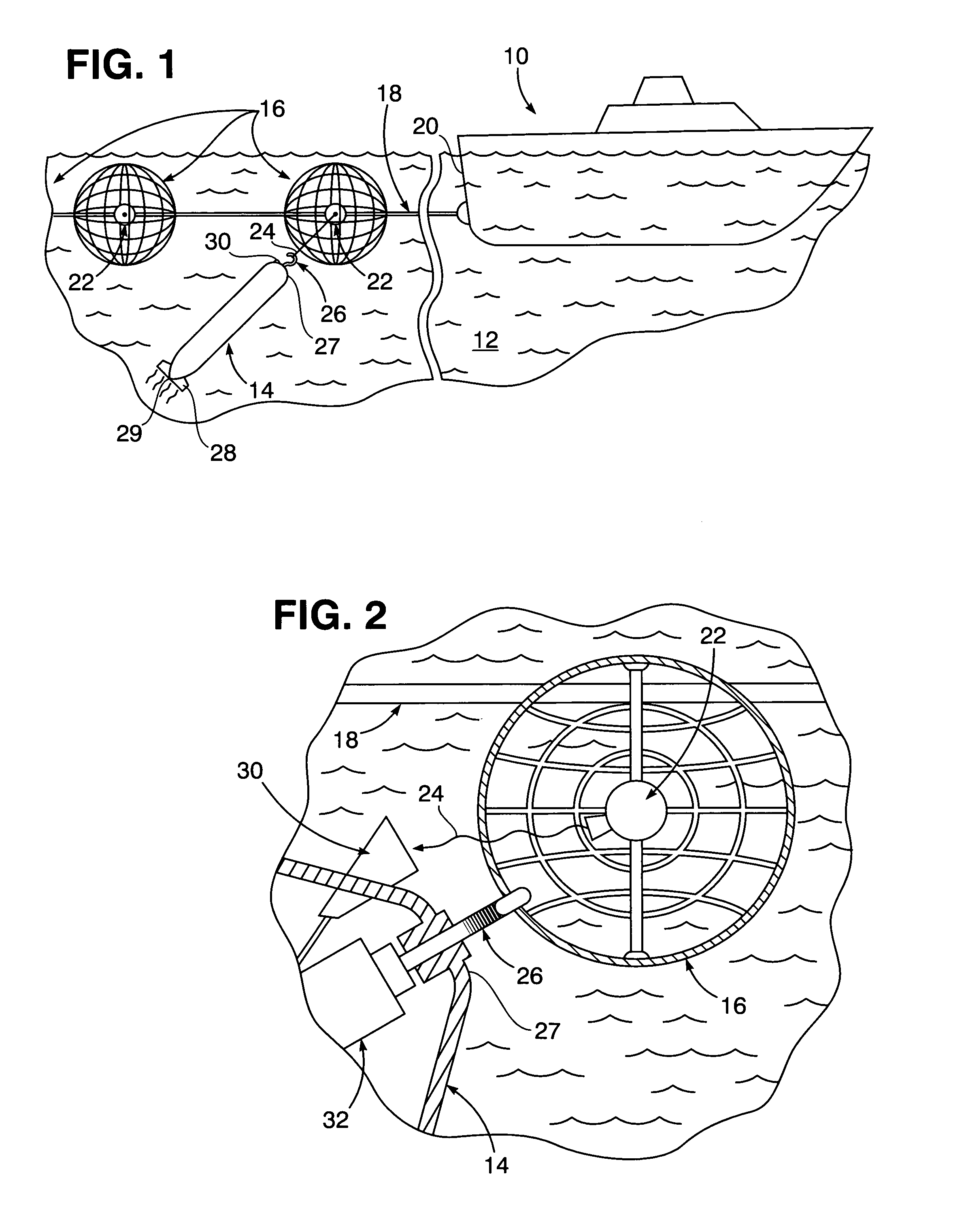 Sea vessel retrieval of unmanned underwater vehicles