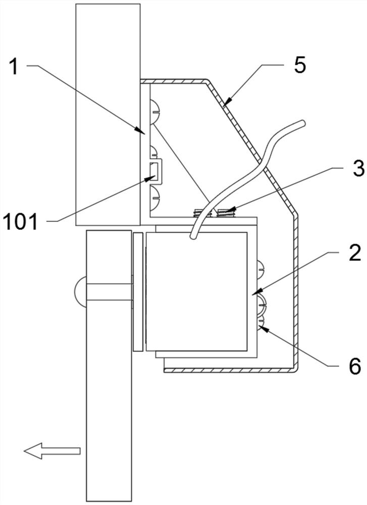 A door lock bracket structure