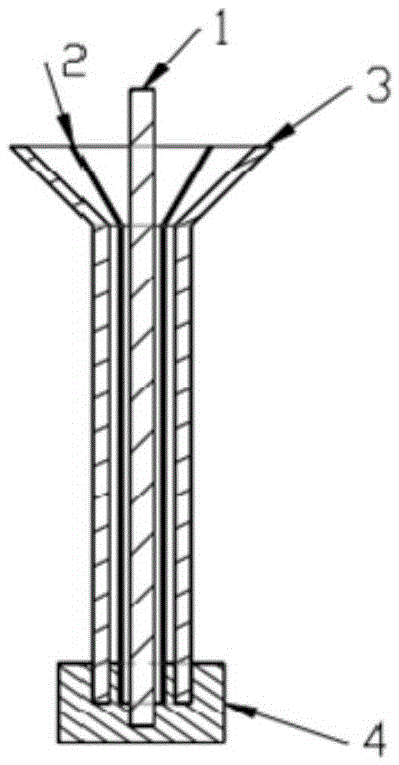 Preparation method of small-caliber intravascular stent of three-layer structure