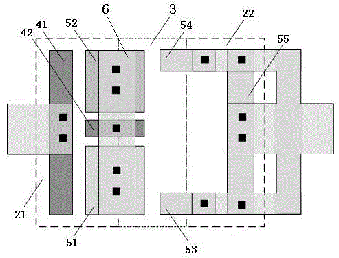 High area efficiency diode triggered controllable silicon based on two-dimension design