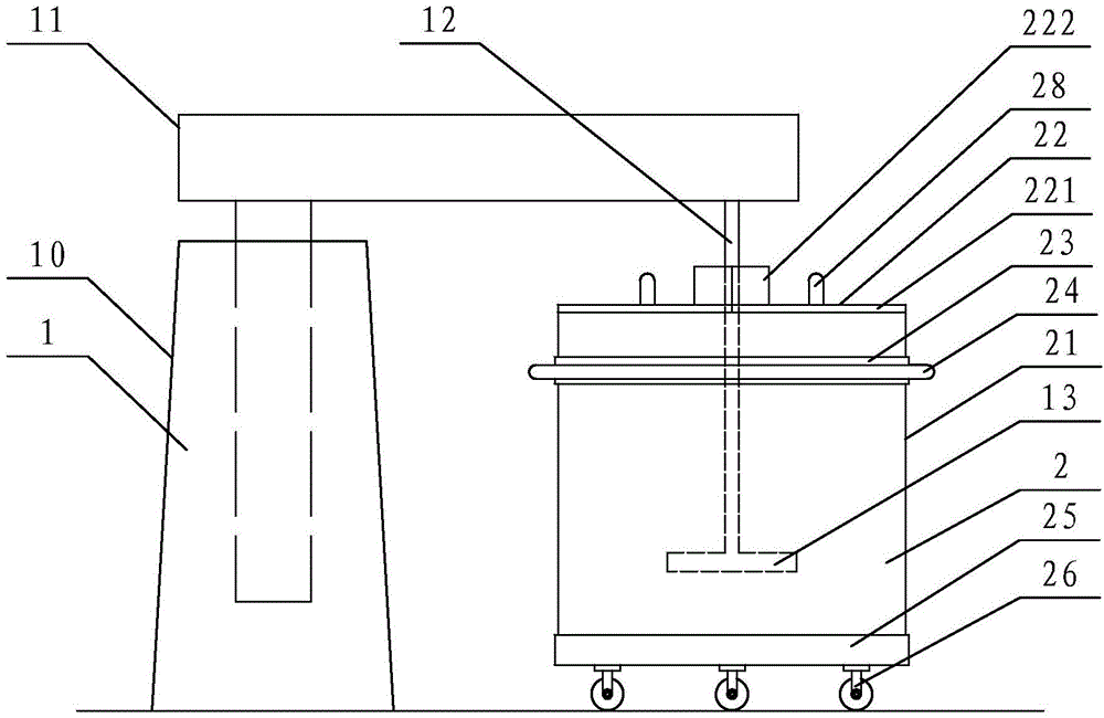 Anti-overflowing stirring cylinder