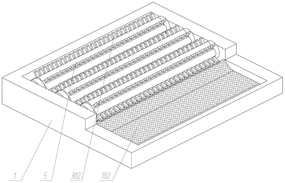 Separated disinfection tank structure based on gastroenterology department endoscope