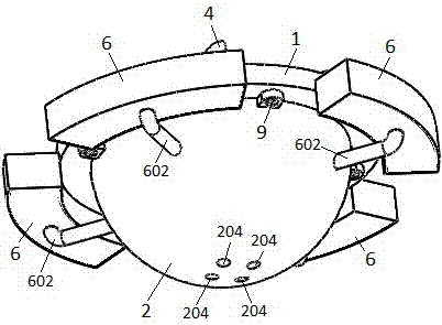 Novel ocean water surface garbage removing device