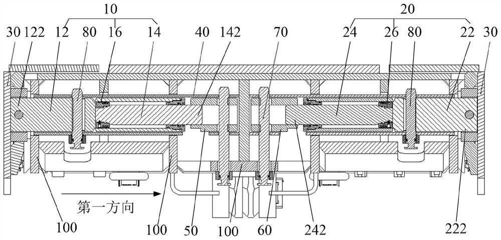 Side pushing device and hydraulic support