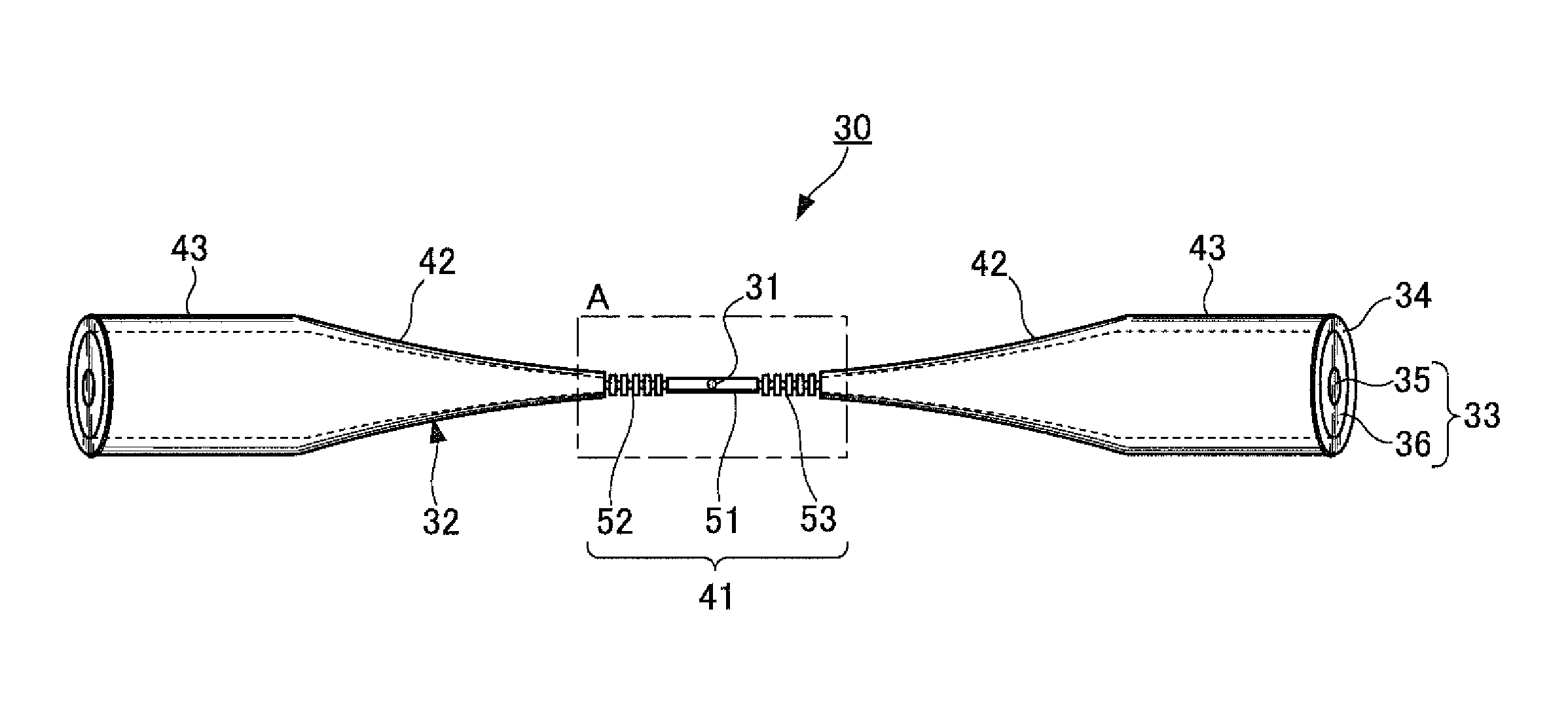 Optical nanofiber resonator