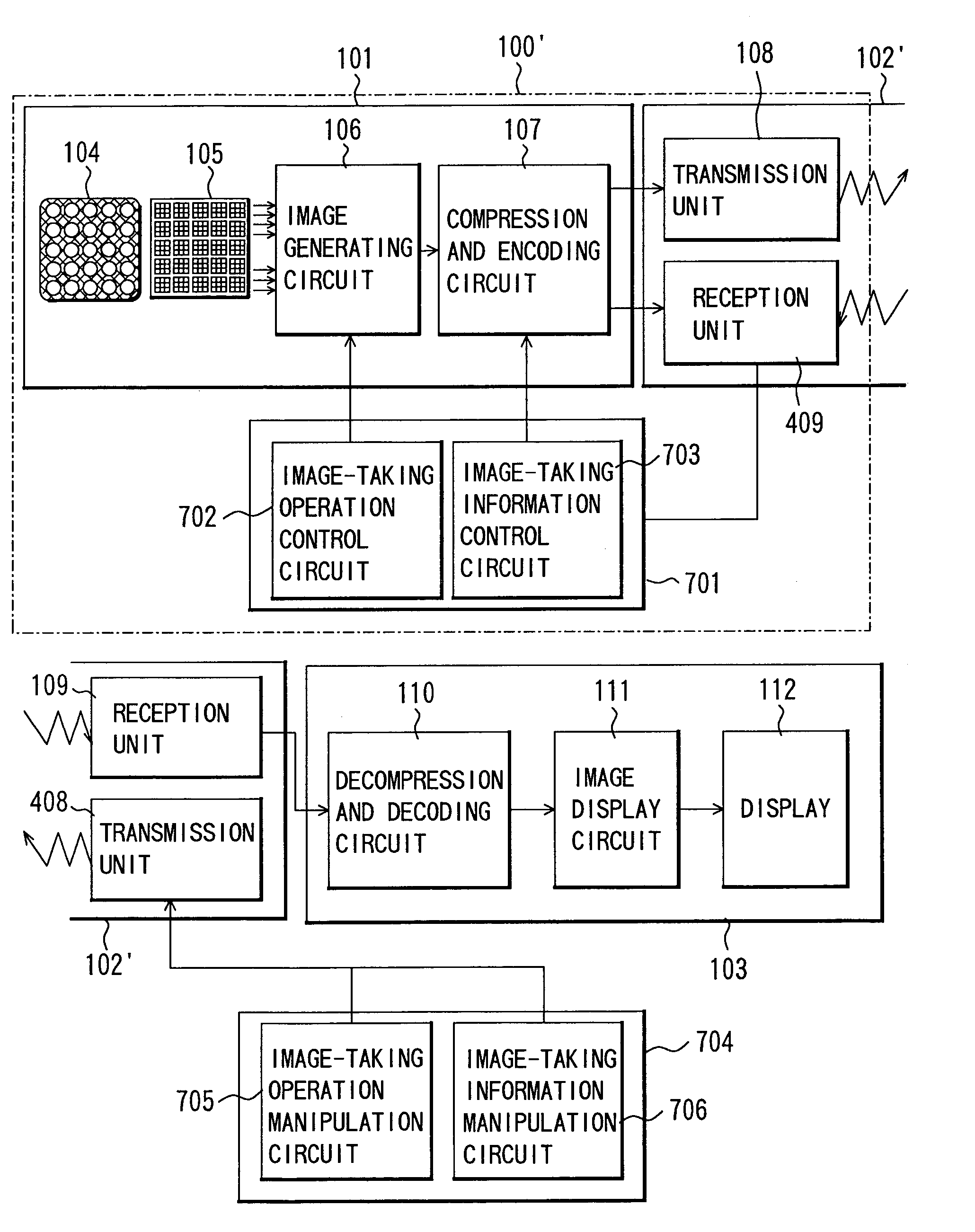 Image-taking apparatus and monitoring system