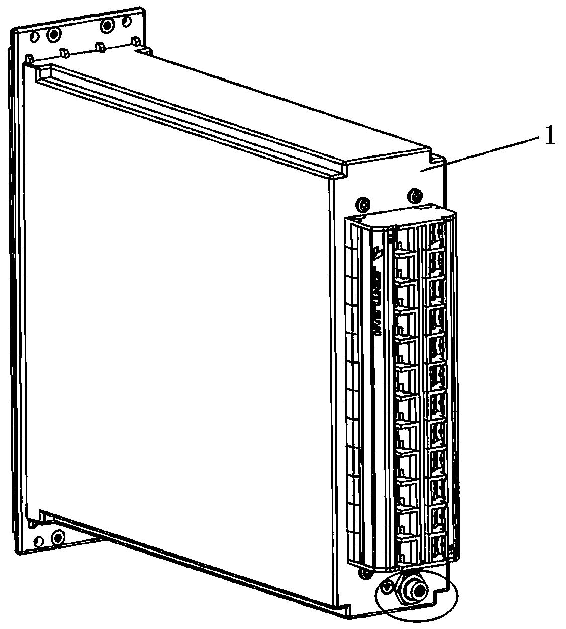 Blind-mating grounding clamping piece structure of electrical cabinet box