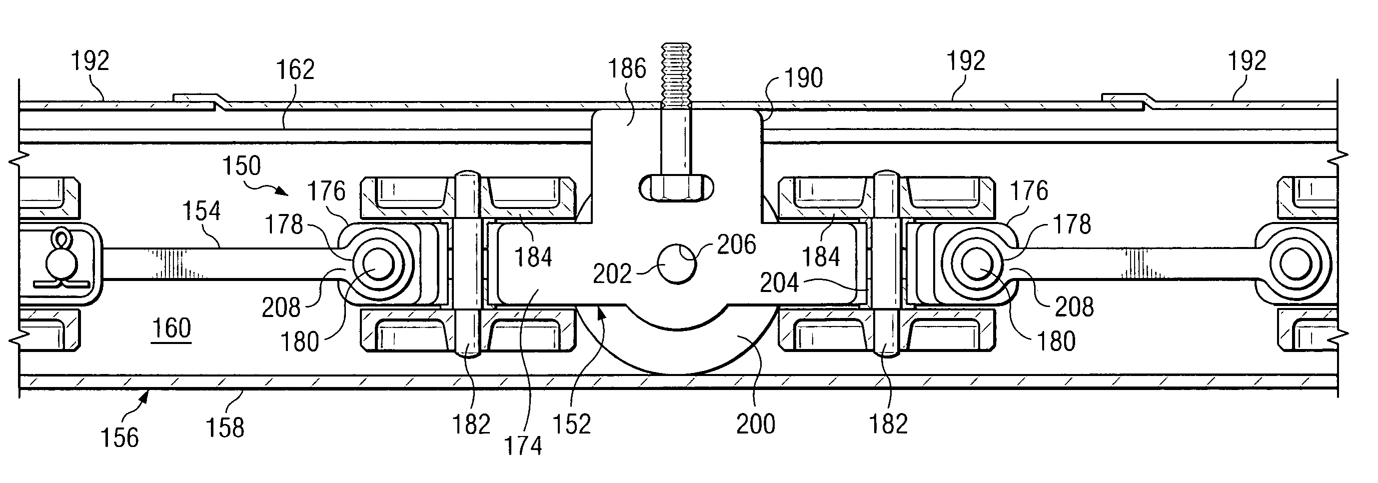 Conveyor for continuous proofing and baking apparatus