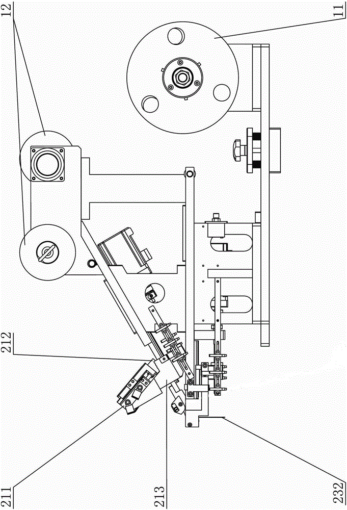 An automatic tape stripping machine