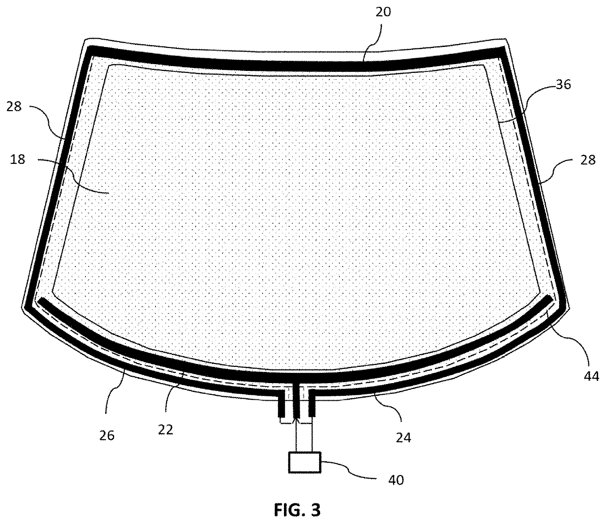 Heatable vehicle glazing with antennas