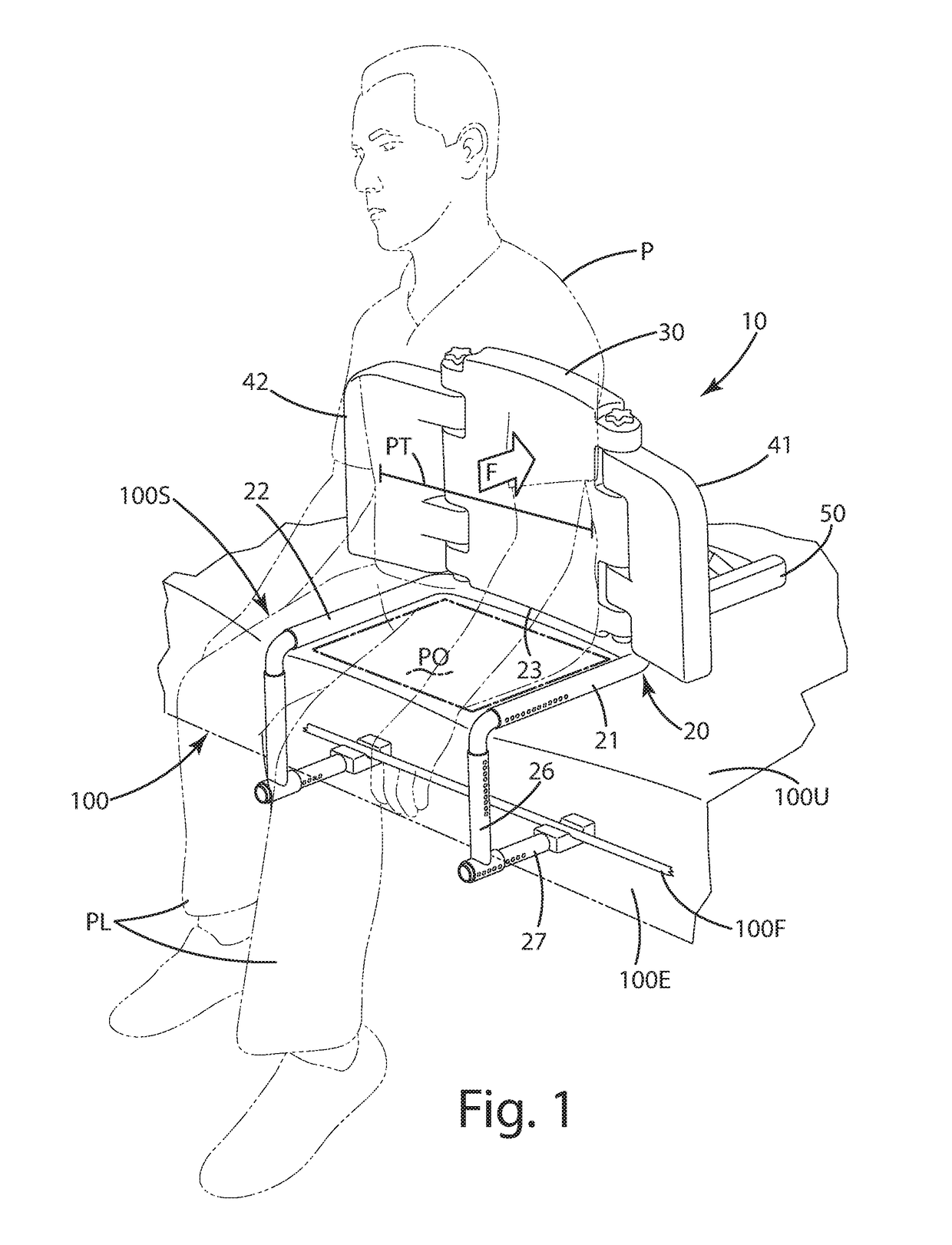 Patient support device and related method of use